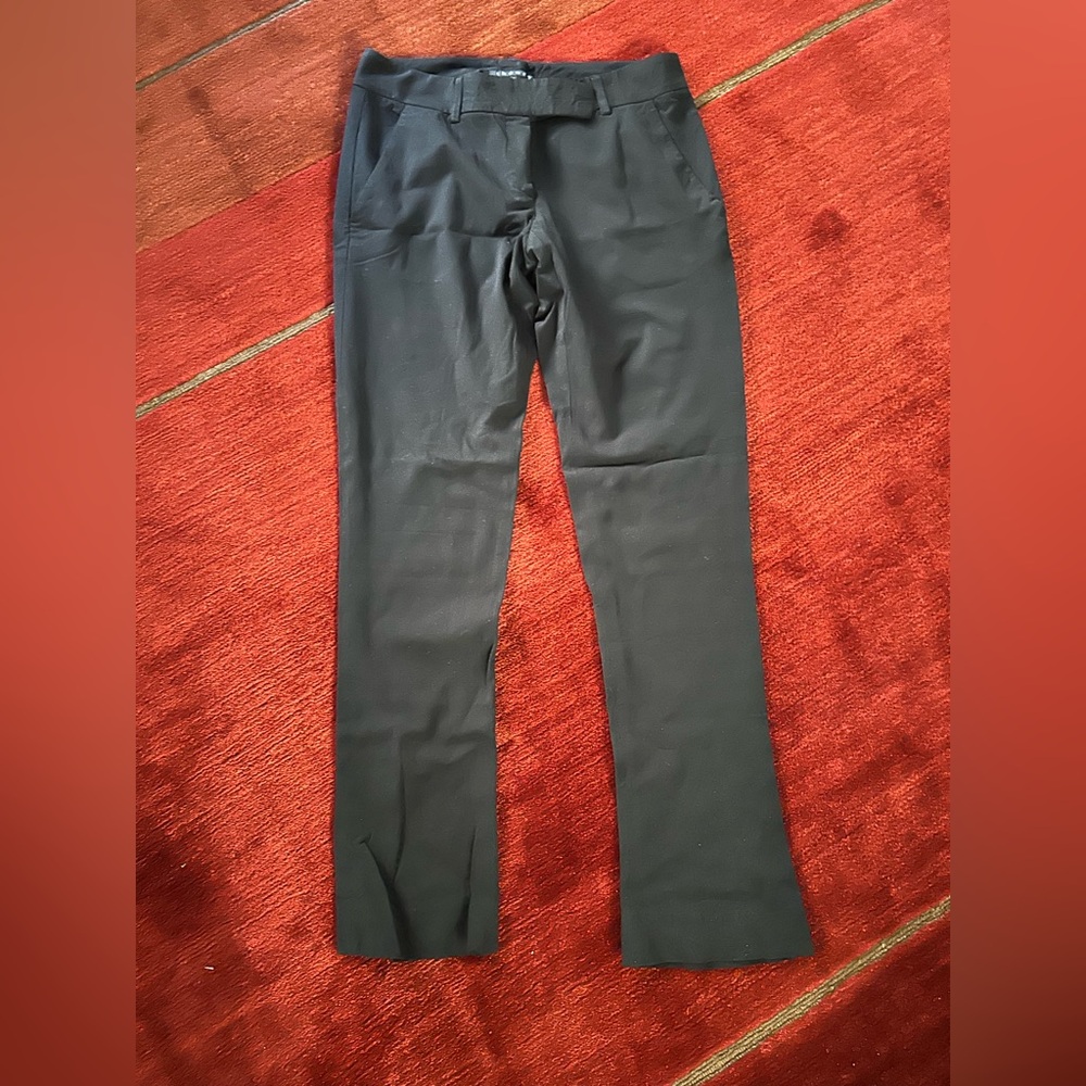 Theory Women's Black Straight Leg Pants